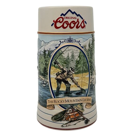 Coors The Rocky Mountain Legend Series 1993 Collector Beer Stein - Picture 1 of 6